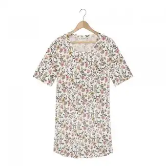 Chemise de nuit en viscose imprimé floral