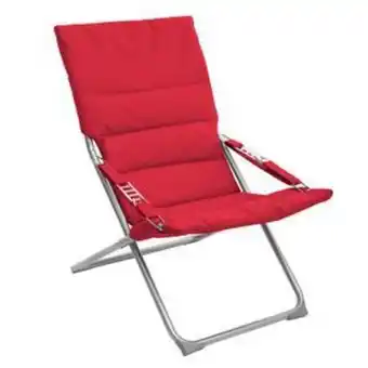 La Foir'Fouille Fauteuil relax milo - l. 62 x p. 89 x h. 83 cm -rouge - hesperide offre