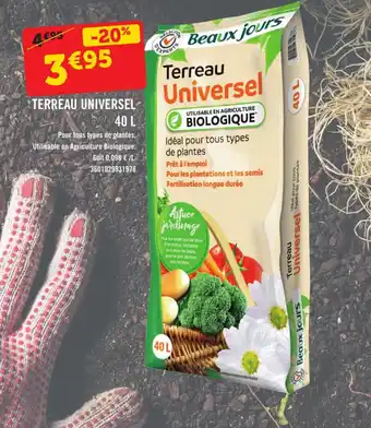 E.Leclerc Terreau Universel 40 L offre