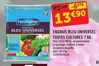 E.Leclerc Engrais Bleu Universel Toutes Cultures 7 Kg offre