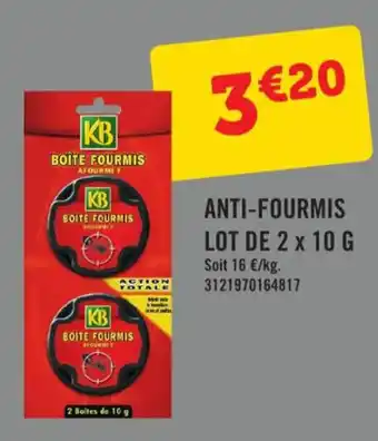 E.Leclerc Anti-Fourmis Lot De 2 X 10 G offre