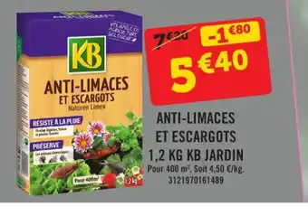 E.Leclerc Anti-Limaces Et Escargots 1,2 kg Kb Jardin offre