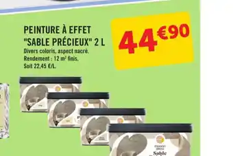 E.Leclerc peinture A Effet "Sabe Precieux" 2 L offre