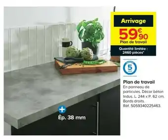 Castorama Plan de travail offre
