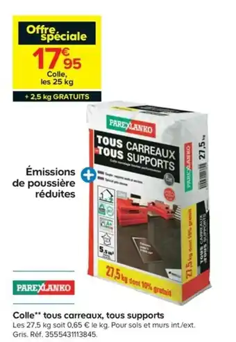 Colle, les 25 kg