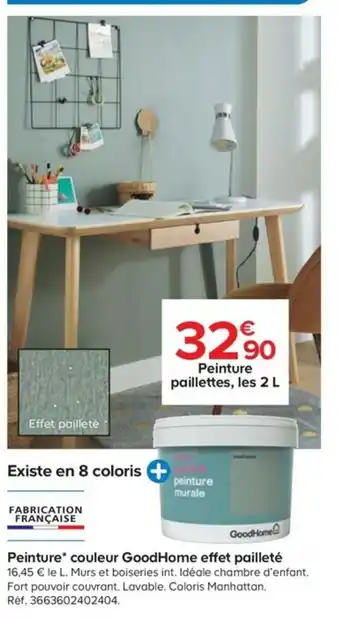 Peinture paillettes