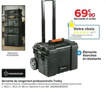 Castorama Servante à outils offre