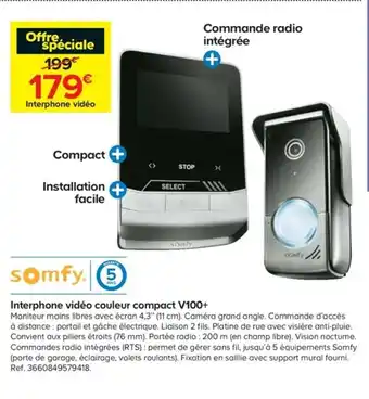Castorama Interphone vidéo offre