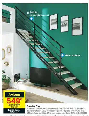 Castorama Escalier pop offre