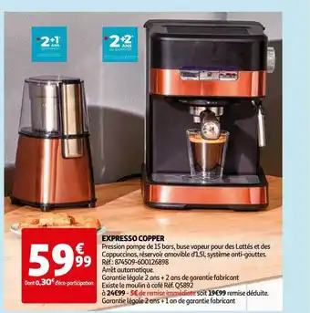 Auchan Expresso copper offre