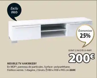 JYSK Meuble tv aakirkeby offre
