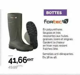 Bottes fortec