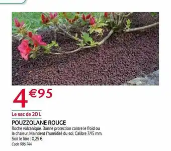 Pouzzolane rouge