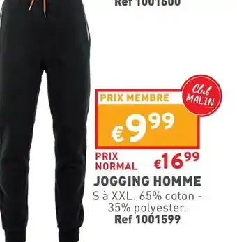 Trafic Jogging homme offre