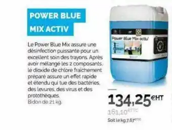 Point Vert Power blue mix activ offre