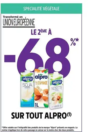 Intermarché Alpro offre