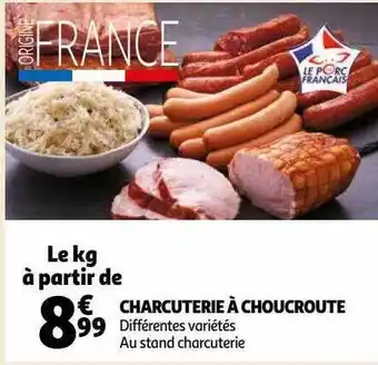 Auchan Charcuterie à choucroute offre