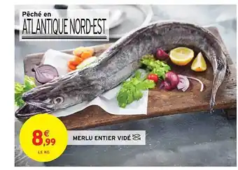 Intermarché Merlu entier vidé offre