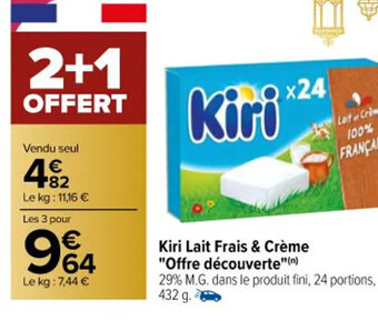 Carrefour Kiri Lait Frais & Crème offre