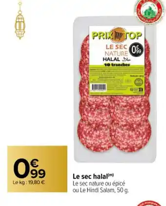 Carrefour Le Sec Halal offre