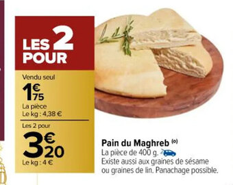 Carrefour Pain du Maghreb offre
