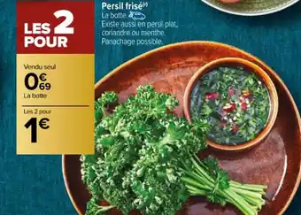Carrefour Persil Frisé offre