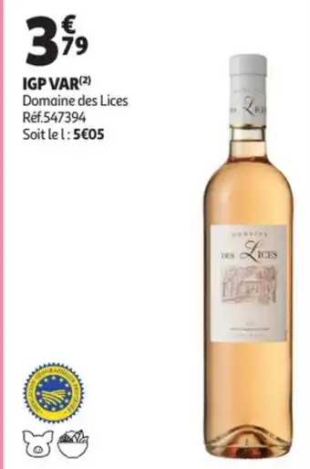 Auchan IGP Var offre
