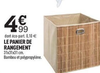 Centrakor Le Panier de Rangement offre