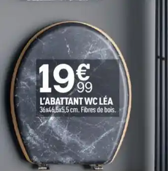 Centrakor L'Abattant WC Léa offre