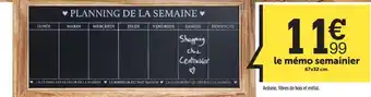 Le Mémo Semainier