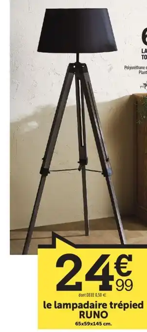 Le Lampadaire Trépied Runo