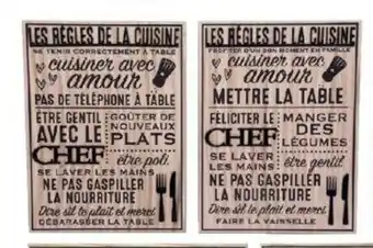 Centrakor La Plaque Règles de La Cuisine offre