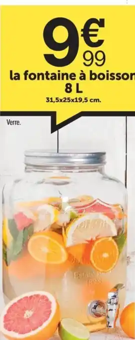 Centrakor La Fontaine à Boisson 8 L offre