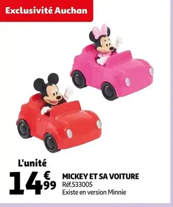 Auchan Mickey Et Sa Voiture offre
