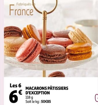 Auchan Macarons Pâtissiers D'exception offre