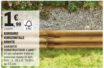 E.Leclerc Brico Bordure Horisontale Droite offre