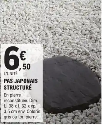 E.Leclerc Brico Pas Japonais Structure offre