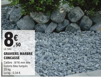 E.Leclerc Brico Graviers Marbre Concassé offre