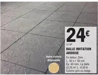 E.Leclerc Brico Dalle Imitation Ardoise offre