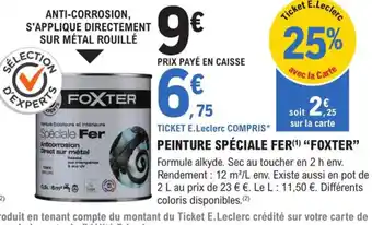 Peinture Spéciale Fer "Foxter"
