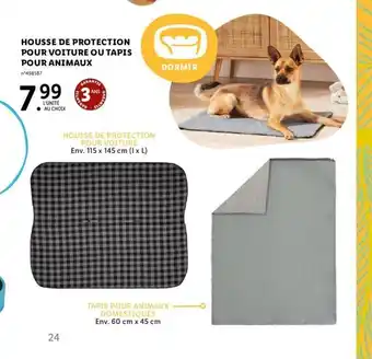 Lidl Housse de protection Pour Voiture Ou Tapis Pour Animaux offre