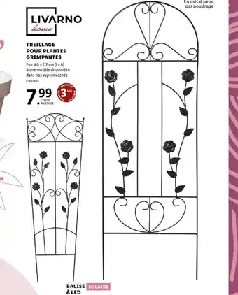 Lidl Treillage Pour Plantes Grimpantes offre