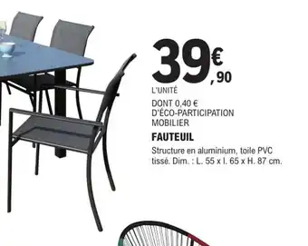 E.Leclerc Brico Fauteuil offre