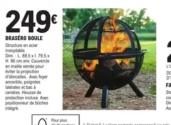E.Leclerc Brico Brasero Boule offre