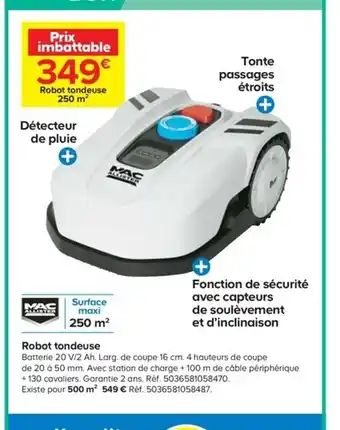 Castorama Robot tondeuse offre