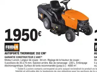 E.Leclerc Brico Autoporte Thermique 352cm offre