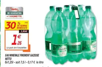 Eau minérale Finement Gazeuse