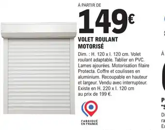 E.Leclerc Brico Volet Rouland Motorise offre