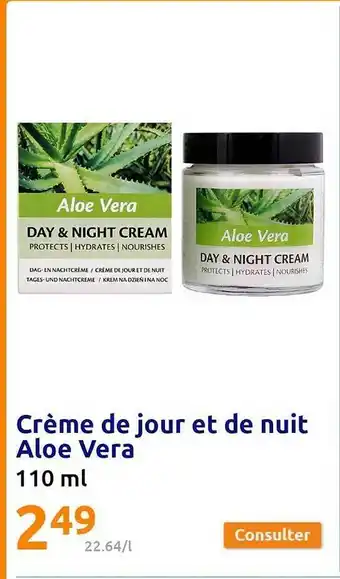Action Crème de jour et de nuit aloé vera offre