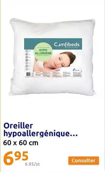 Action Oreiller hypoallergénique... offre